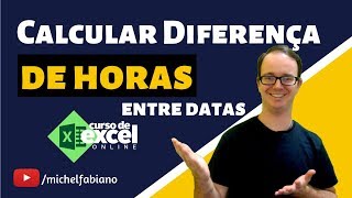 Como calcular diferença de horas entre datas no excel [upl. by Socem636]