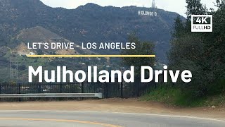 ⚠️ Driving Mulholland Drive ● Cahuenga Pass ● Sepulveda Pass  Los Angeles California 【4K】【60FPS】 [upl. by Atela932]