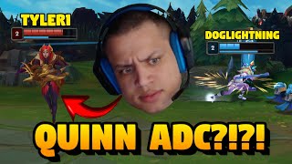 TYLER1 RAGES about my NEEKO SUPPORT while playing QUINN ADC [upl. by Rudich202]