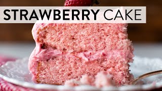 Strawberry Cake  Sallys Baking Recipes [upl. by Schonthal]