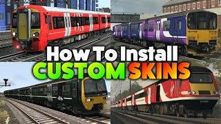 How to install Custom Reskins for Train Simulator Superalbs DPS amp UKTS skins etc [upl. by Gerianna]