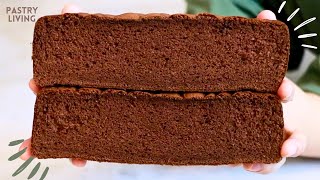 Best Chocolate Sponge Cake  FLUFFY amp MOIST [upl. by Rosemare]