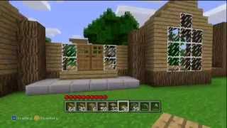 Minecraft 360 Wooden House Time LapseTutorial [upl. by Franciscka]