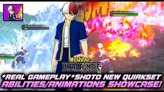 BREAKING LEAKS NEW SHOTO TODOROKI QUIRKSET OFFICIAL GAMEPLAY [upl. by Juliette]