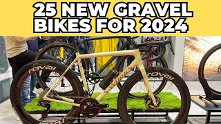 25 NEW GRAVEL BIKES for 2024 from VELOFOLLIES 2024 in detail 4K [upl. by Lalaj]