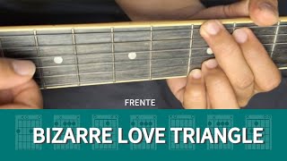 FRENTE  BIZARRE LOVE TRIANGLE  GUITAR TUTORIAL [upl. by Vincenz986]