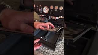 Breville Barista Express  How to run a deep back flush shorts [upl. by Secilu]