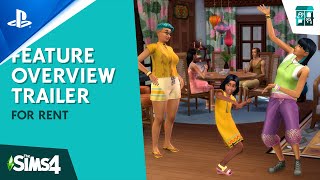 The Sims 4  For Rent Gameplay Trailer  PS5 amp PS4 Games [upl. by Leanard]