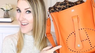 WHATS INSIDE MY HERMES BAG and best touchup trick ever [upl. by Aninaj]