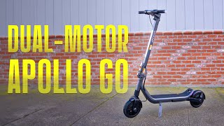 New 2024 Apollo Go DualMotor scooter rides like a mini Apollo Pro [upl. by Litnahs]