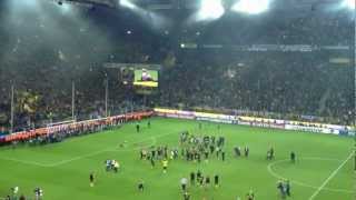 Borussia Dortmund Meisterschaft 2012 Abpfiff Teil 1 21042012 [upl. by Knowland624]