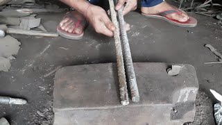 HOW TO MAKE A OLD IRON FROM CIRAPAINJA MAKING BLACKSMITH Work [upl. by Ynaittirb]