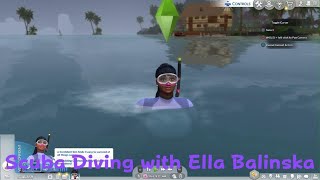 The Sims 4  Scuba Diving with Ella Balinska [upl. by Pul762]