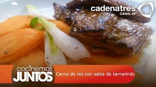 Carne de res con salsa de tamarindo ¡Sin grasa [upl. by Docia]