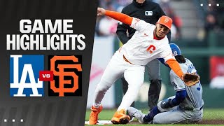 Dodgers vs Giants Game Highlights 51424  MLB Highlights [upl. by Ainoyek]