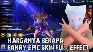 FANNY EPIC SKIN SKYLARK  TEST FULL EFFECT GAMEPLAY [upl. by Erb298]