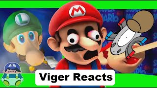 Viger Reacts to SMG4s quotMario Reacts To Nintendo Corruptionsquot [upl. by Hamid900]