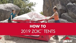 MSR® Zoic™ 2 Backpacking Tent Setup [upl. by Rosalyn]