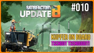 Satisfactory UPDATE 8 NEUSTART deutsch  KUPFER ONLINE  Für Anfänger Automation 010 Crafting Base [upl. by Polak264]