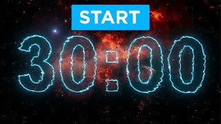 Epic Electric Timer  30 Minutes Countdown With Music 🎵⚡ [upl. by Airres693]