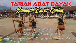 Tarian Adat Dayak di PT Erna Djuliawati Sanggau Kalimantan Barat  WONDERFUL INDONESIA [upl. by Godfrey]