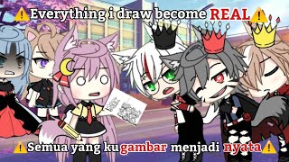 Everything I Draw Becomes ⚠️REAL⚠️  FULL Gacha Life  Gacha [upl. by Gunning]