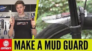 How To Make A Mudguard For Your Mountain Bike  MTB Maintenance [upl. by Reerg]