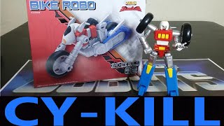 MEGAHOUSE GOBOTS CYKILL Machine Robo Revenge of Cronos Machine Build Bike Robo MASTERPIECE [upl. by Betthezul256]