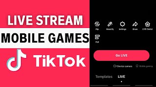 How To Live Stream Mobile Games On TikTok  Full Guide [upl. by Aniret341]