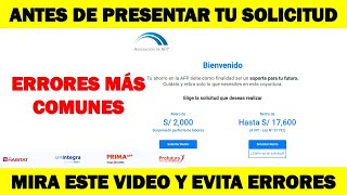 Antes de presentar tu solicitud mira este video Retiro de AFP 4 UIT 2021 Evita errores [upl. by Otila655]