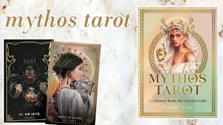 Mythos Tarot by Helene Elias  Flipthrough Guidebook Pairings amp Reading [upl. by Aenel]