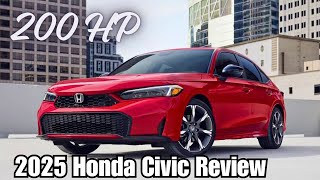 2025 Honda Civic Hybrid Sedan Walkaround Review  interior exterior Details [upl. by Yearwood276]