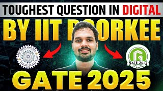 Toughest question in Digital by IIT Roorkee Bhima Sankar  GATE2025 [upl. by Eaver]