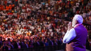 Experience the mesmerizing visuals from PM Modis momentous event Modi amp US [upl. by Koval624]