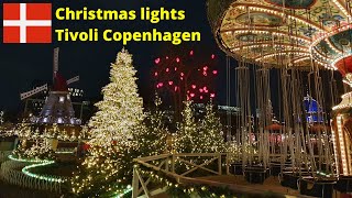 2022 Christmas Lights at Tivoli Copenhagen November 22 2022 [upl. by Rombert112]