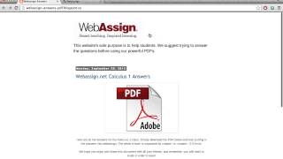 WebAssign Calculus 1 Answers [upl. by Nered]