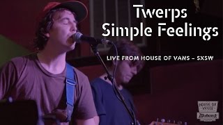 Twerps performs quotSimple Feelingsquot at SXSW [upl. by Llekim]