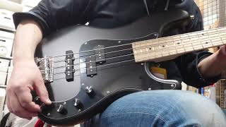 Sadowsky MetroLine 21Fret Hybrid PJ Bass Swamp Ash Body 4String  Solid Black Satin DEMO [upl. by Eninnaj]