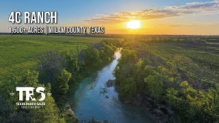 SOLD  4C Ranch  1600± acres SOLD in Milam County Texas [upl. by Bryna]