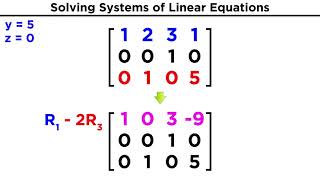 Gaussian Elimination With 4 Variables Using Elementary Row Operations With Matrices [upl. by Kittie]