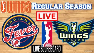 Live Indiana Fever Vs Dallas Wings  WNBA  Live Scoreboard  Play By Play [upl. by Nossah230]