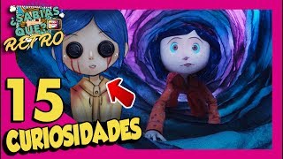 15 Curiosidades de CORALINE Y LA PUERTA SECRETA  Retro 24  Popcorn News [upl. by Lectra]