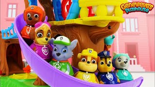 Weeble Toy Treehouse featuring Paw Patrol Weebles [upl. by Jonna944]