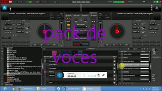 25 VOCES PARA TUS MEZCLASEN VIRTUAL DJ 8 Y DJ 7 [upl. by Itnahsa]