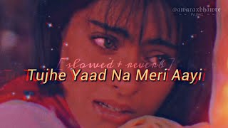 tujhe yaad na meri aayee slowed  reverb alka yagnik  udit narayan  manpreet akhtar [upl. by Asillam957]