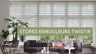 Stores Enrouleurs Twist® Luxaflex® avec PowerView® Automation [upl. by Lutero]