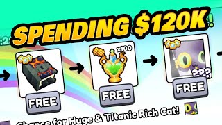 Spending 120000 on Forever Pack in Pet Sim 99 [upl. by Drain267]