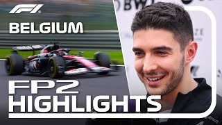 FP2 Highlights  2024 Belgian Grand Prix [upl. by Ahsauqal]