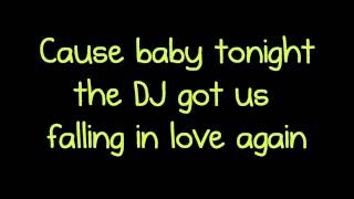 DJ Got Us Falling in Love  Usher Lyrics ft Pitbull [upl. by Cumings]