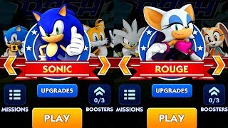 Sonic Dash SONIC VS ROUGE Android iPad iOS Gameplay HD [upl. by Clerk]